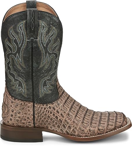Tony Lama Men's Exotic Caiman Marfa Western Boot Broad Square Toe - Tl52582