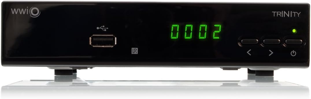 WWiO DVB-S2 Receiver TRINITY BASIC Einkabeltauglich, Front-USB