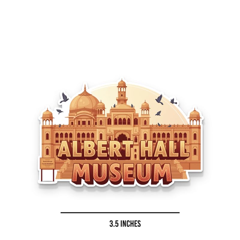 Image of Albert Hall Musiam Fridge Magnets, Glossy Finish, Stylish Magnet for Fridge, Wardrobe & Metal Surfaces