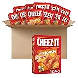 Cheez-It Cheese Crackers, Baked Snack Crackers, Kids Snacks, Extra Toasty Cheddar Jack, 9.3lb Case (12 Boxes)