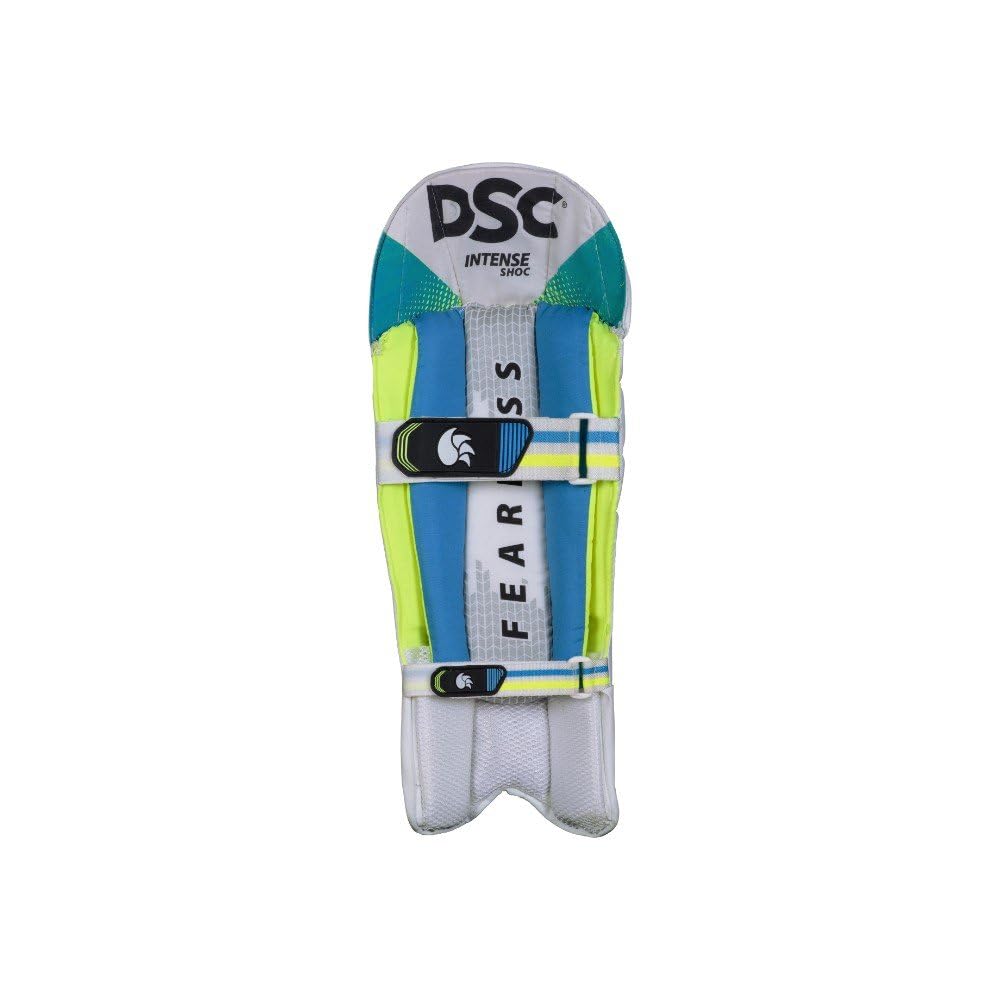 DSC Shoc PU Wicket Keeping Leg Guard Boys - White 4