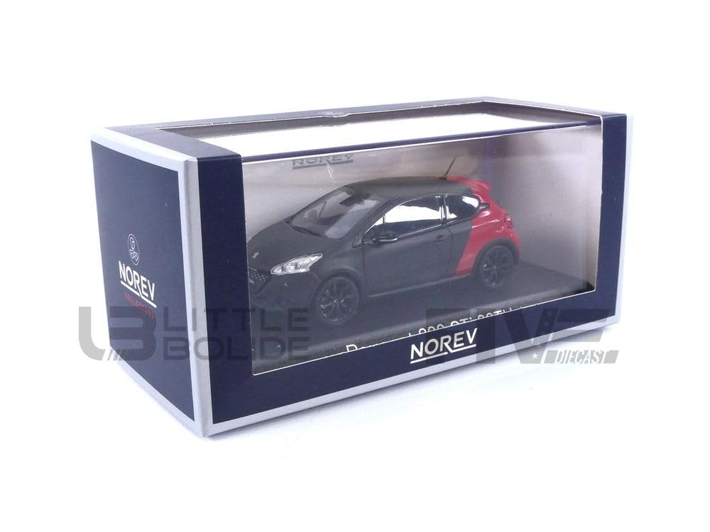 Amazon | NOREV プジョー 208 GTi 30TH 14 マットブラック/レッド 1/43