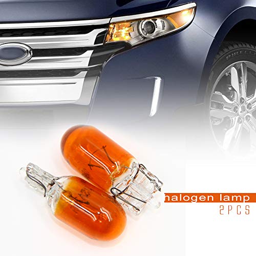 Nslumo 10Pcs T10 W5W 168 194 Halogen Bulb 12V For Car Wedge Side Light Bulb Amber Car Tail Light Side Parking Dome Door Map Lighting #TOP7