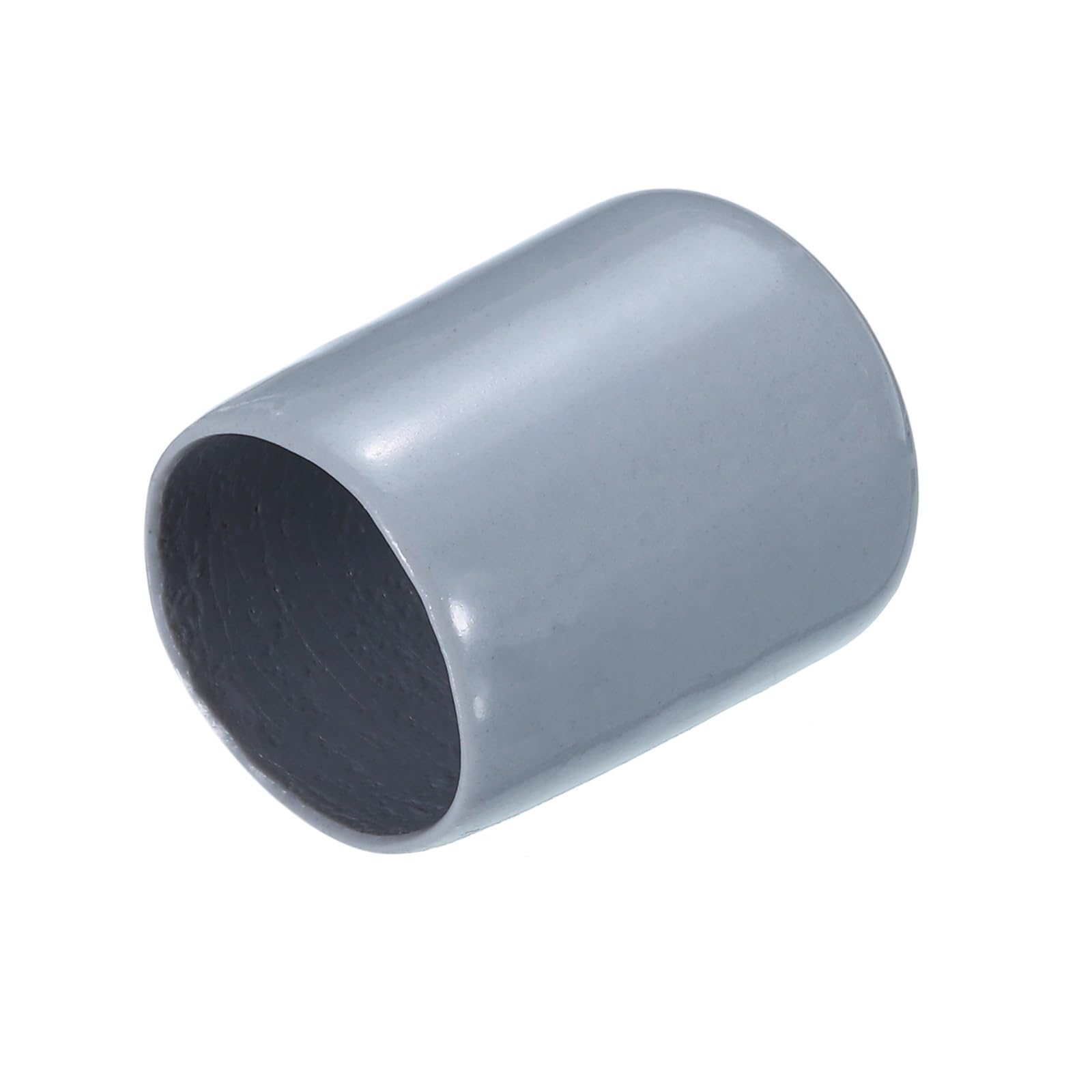 uxcell 20pcs Rubber End Caps 19mm(3/4") ID Vinyl PVC Round Tube Bolt Cap Cover Screw Thread Protectors Grey