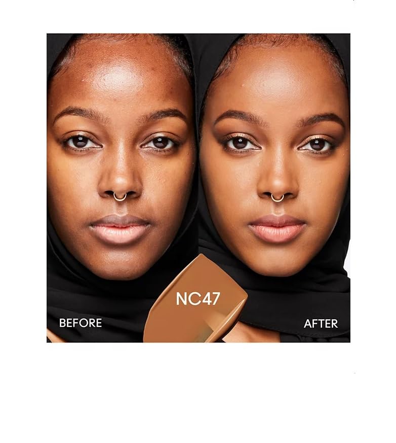 MAC Studio Fix Fluid SPF 15 24HR Matte Foundation + Oil Control, NC47, 1 Ounce