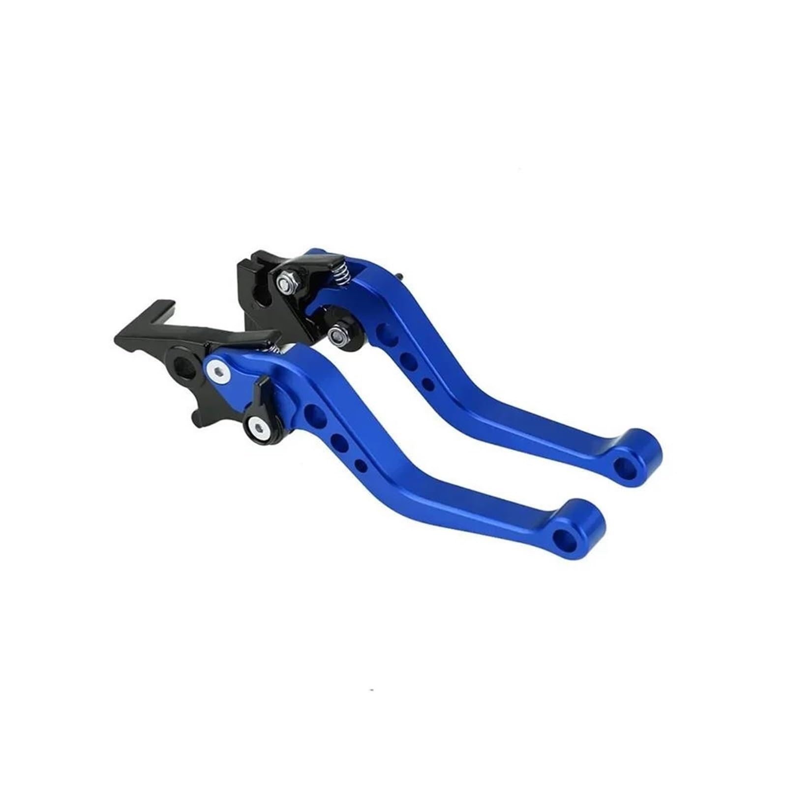 Kvkqmlfeaw Blue Motorbike Hand Levers Universal Fit For Motorbike Modification Alloy Brake Handle Cnc Motorcycle Clutch Drum Brake Lever Handle Handlebar Brake Lever(Blue)