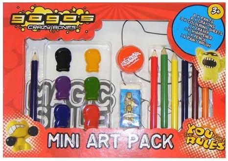 Gogo's Crazy Bones Mini Art Pack Colouring Set
