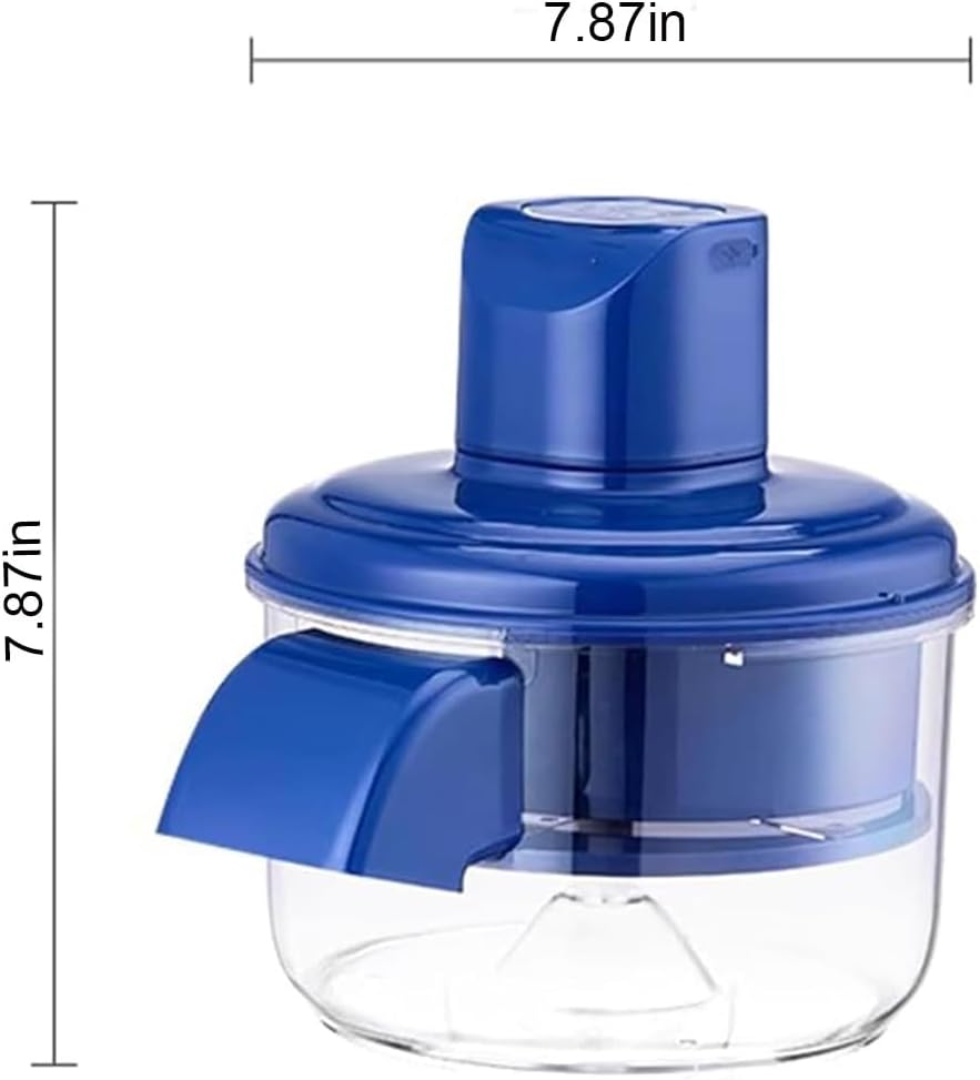 Grape Peeling Machine, Electric Garlic Peeler Machine, 2025 New Automatic Small Fruit Peeling Tool for Elderly, Rechargeable Commercial Smart Fruit Machines for Grapes, Garlic, Tomato, Cherry (Blue)