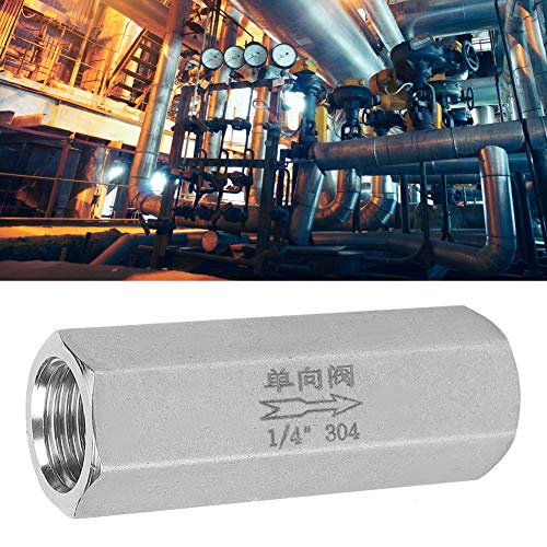 Air Check Valve Stainless Steel Hex BSPP Female Thread One Way Air