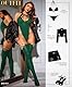 RSLOVE Sexy Dessous für Damen - Fischernetz Bodystocking Catsuit Netz Reizwäsche Nachtwäsche Grün One Size