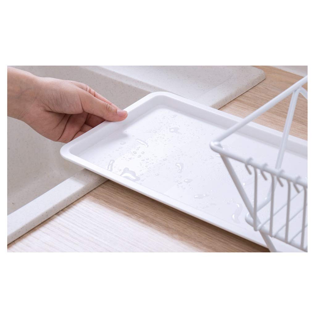 Escurridor de platos para fregadero de cocina, almacenamiento de metal para platos, cuencos y tazas, estante de drenaje para una gestión eficiente del espacio de la cocina
