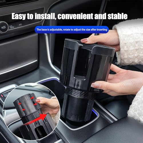 Porte-gobelet de voiture stable avec support de téléphone portable - 5