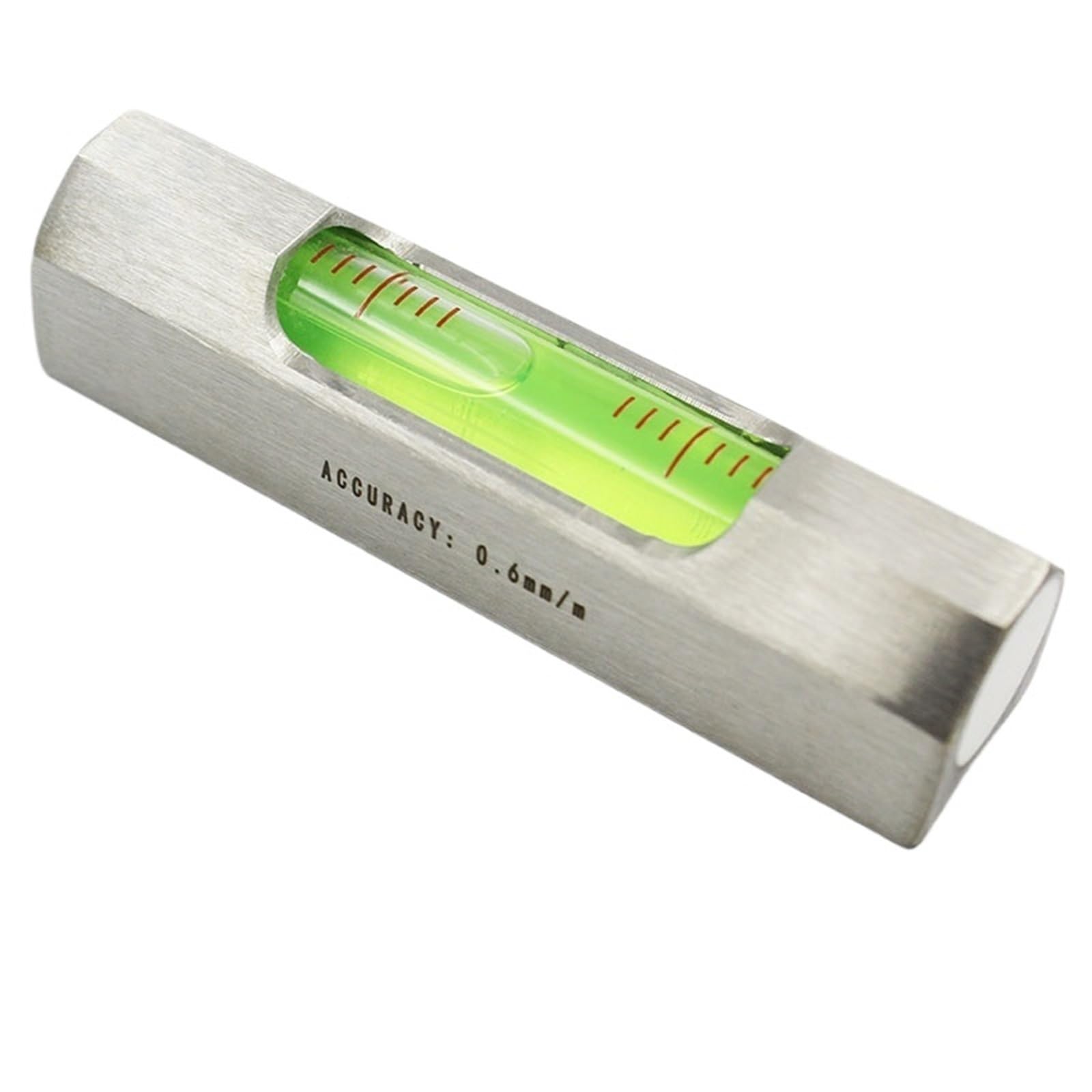 Nivel de burbuja de alta precisión, regla niveladora mecánica de 84 mm, precisión de 0,1 a 1,5 mm.(1.5mm-Green)