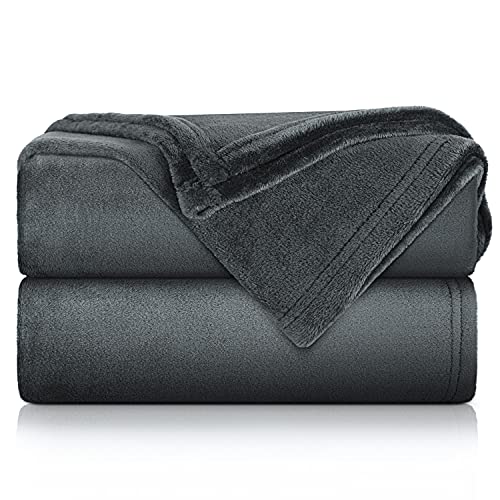 Fleece Blanket Soft Throw Blanket for Couch - Grey, ALEEN & AJEAN 50x60 Fleece Throw Blanket Cozy Lightweight Fuzzy Flannel Soft Blanket for Throws Microfiber Luxury Throws for Sofa/Bed/Travel Fleece Blanket Soft Throw Blanket for Couch - Grey, ALEEN & AJEAN 50x60 Fleece Throw Blanket Cozy Lightweight Fuzzy Flannel Soft Blanket for Throws Microfiber Luxury Throws for Sofa/Bed/Travel