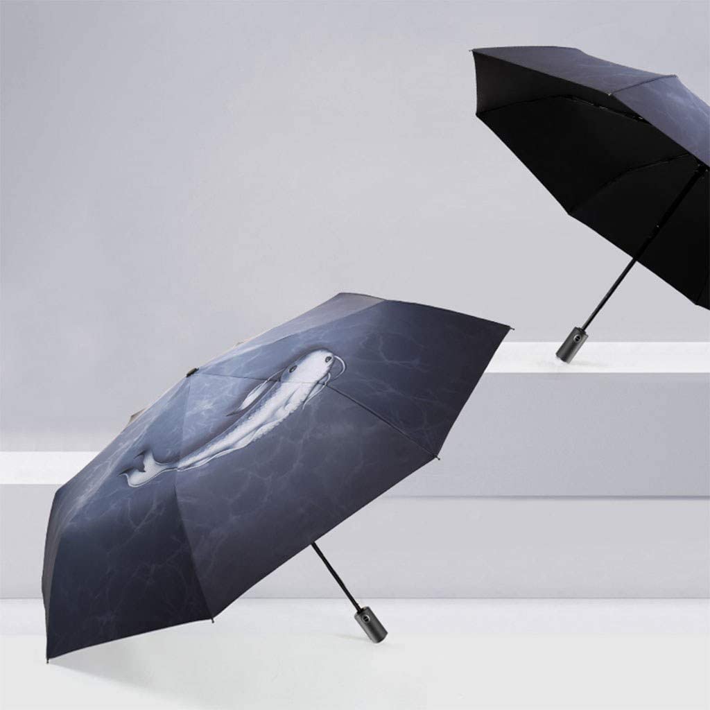 Parasol Damski Parasol Anty-ultrafioletowy, Automatyczny Kompaktowy Parasol Podwójnego Zastosowania, Odpowiedni Do Składanego Parasola Podróżnego Parasolka Kobieca (Color : Automatic)