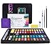 GYBOOM Aquarellfarben Set,48 Farben Vollaquarell-Palette in Metallbox,tragbares Aquarell-Mal-Set für Anfänger,professionelle Künstler