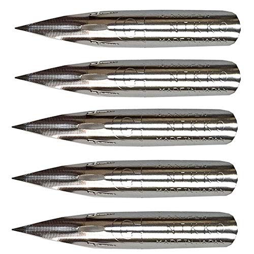 Nikko plume G Pen Super Polishing lot de 5 plumes pour dessiner bande dessinée et manga