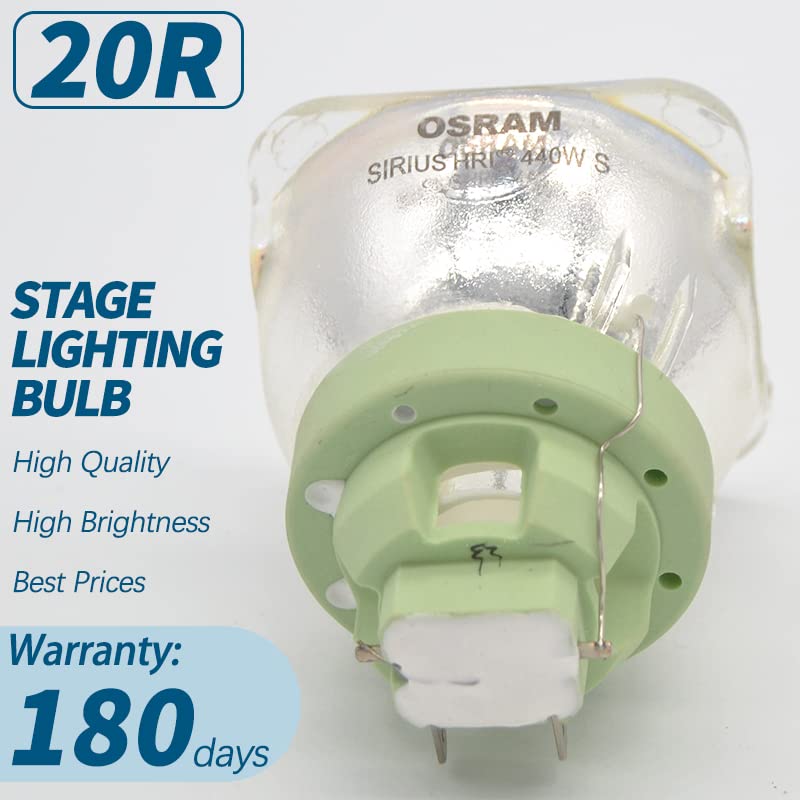 SeiZed 20R 440W Sharpy Beam/Foco de Cabeza móvil 461W 470W 482W lámpara de Escenario de luz de Platino sin balasto (Color : 470W)