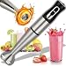 Produktbild Retoo Elektrische Stabmixer Pürierstab 1200W Handrührer Handrührgerät Zerkleinerer für Milchshake Smoothies Püree Sauce Blender Elektrisch Shake Mixer Stufenlos Geschwindigkeiten Portable