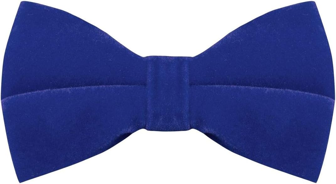 Royal Blue Velvet Bow Tie