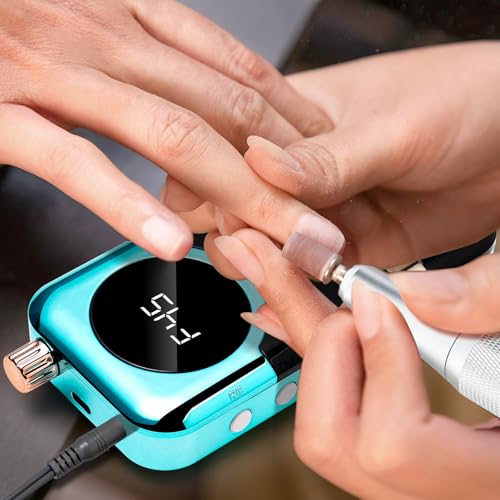 Perceuse à ongles électrique sans fil avec base de support stable - 7