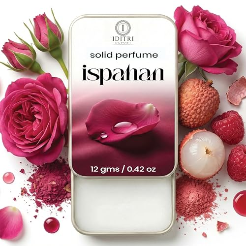 Image of Solid Perfume |pineapple&Ispahan Alcohol Free Wax Perfume Balm, Long Lasting | Pocket Tin 12g, Pack Of 2| Non Greasy Smooth Glide, Travel Friendly Men And Women