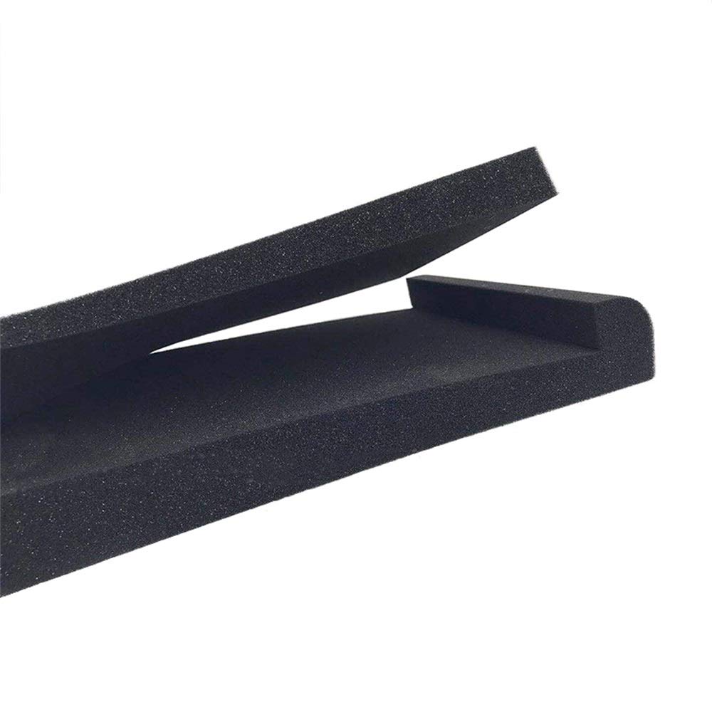 HUIOP pad di isolamento del monitor, 2 Set/Pack Studio Monitor Speaker Isolamento Schiuma Pads Max. 11 * 7.4 pollici Area utilizzabile