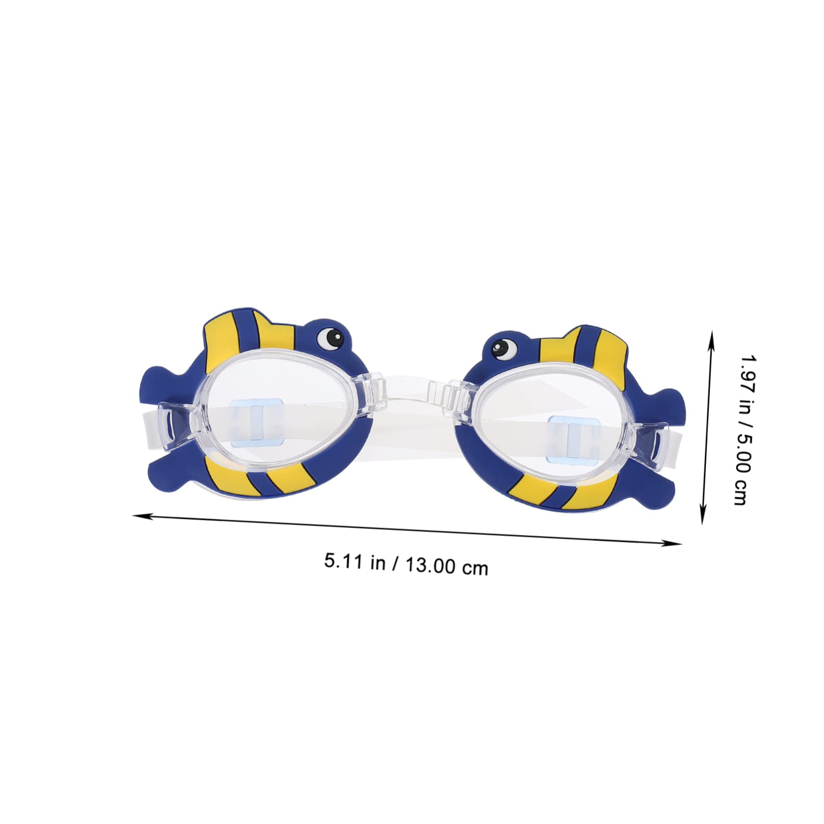 YARNOW 6 Occhialini Da Nuoto Per Bambini Scheda Di Aspirazione Subacquea In Pvc Per Bambini