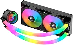 WATER COOLER GAMER WAC4 BIFROST K-MEX 240MM PRETO ILUMINAÇÃO ARGB PARA INTEL E AMD