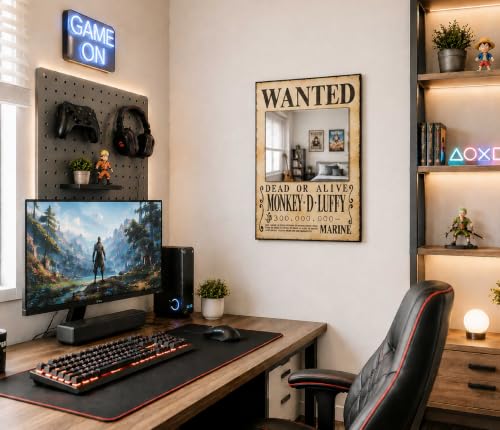 Image of AD INFINITUM Multilayer Wooden Wall Art With Mirror Hanging Decor for Contemporary Home, Bedroom, Living Room, Office etc., (One Piece Poster)