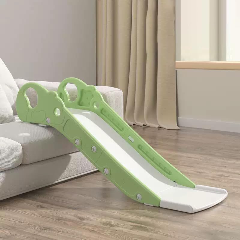 Sofa Rutsche, Kinderrutsche, Mini Kletterrutsche für Bett oder Couch, Indoor & Outdoor Spielgeräte für Jungen und Mädchen (Grün)