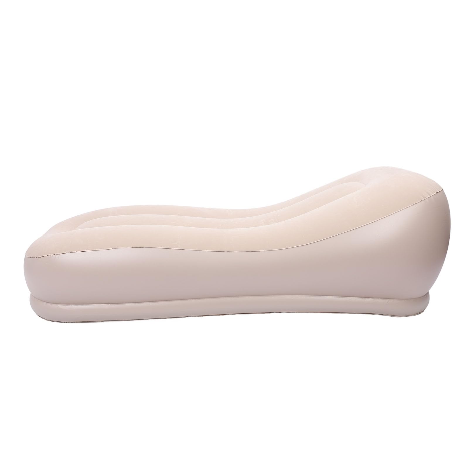 Aramox Sillón Inflable Automático, Sofá Reclinable de Tela Flocada con