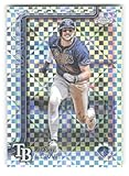 2025 Topps Chrome X-Fractor #111 Josh Lowe Tampa Bay Rays MLB Baseball Trading Card