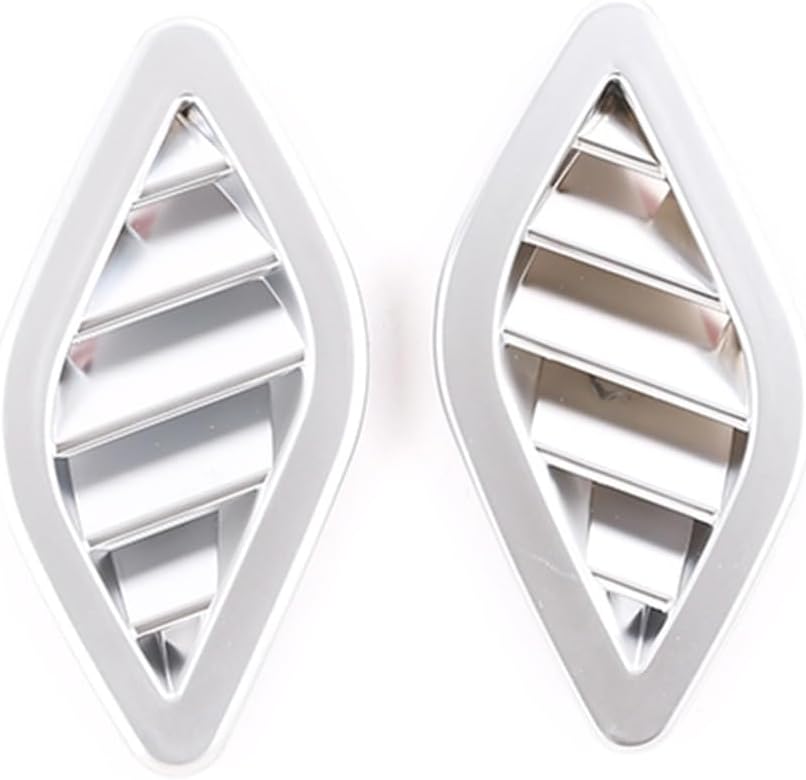 Decorative Stickers ABS Chrome Car Dashboard Air-Conditioning Air Outlet Frame Cover Trim for BMW X1 E84 2011-2015 Interior Accessories