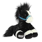 Aurora® Exquisite Breyer® Bridle Buddies Horse Stuffed Animal - Realistic Detailing - Imaginative Play - Black 11 Inches