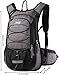 Insulated Hydration Backpack Pack with 2L BPA Free Bladder - Keeps Liquid Cool up to 4 Hours – for Running, Hiking, Cycling, Camping (Grey)