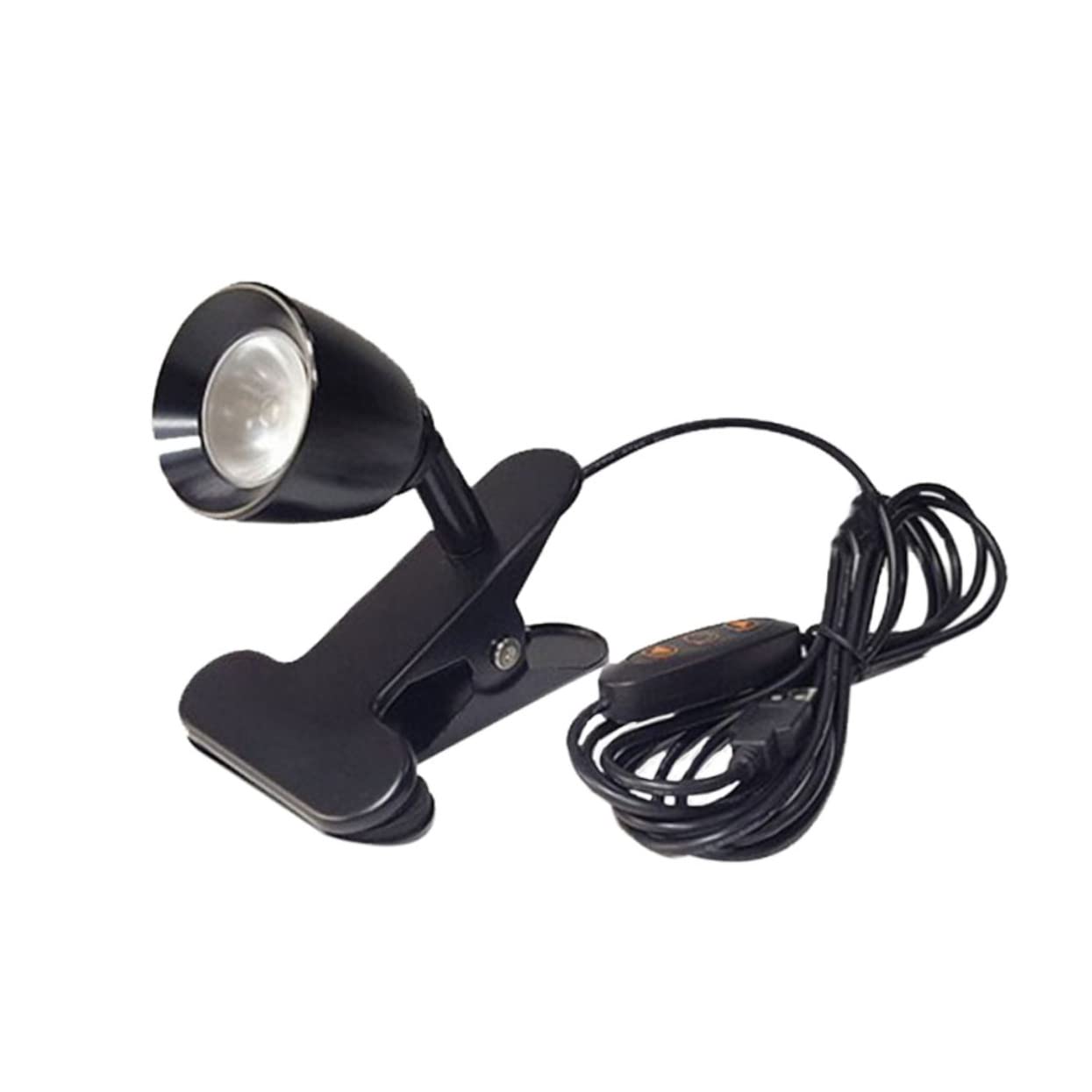 Lampe lecture de bureau USB LED clip noir blanche pour ordi