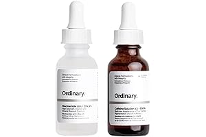 The Ordinary Niacinamide 10% + Zinc 1% with The Ordinary Caffeine Solution...