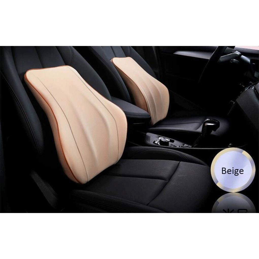 Cuscino di supporto for la schiena, Cuscino di supporto lombare, Cuscino lombare Schiuma di memoria Cuscino ergonomico for sedia da ufficio(3-Pack)