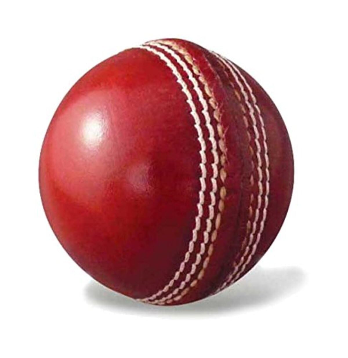 Red Leather Cricket Ball, 2 Piece Cricket Ball, Premium Ball, Professional Leather Ball (Pack of 1)-picture-30