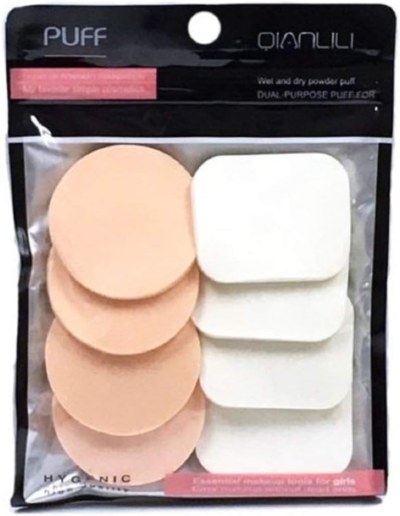 STORE77 Latex-Free Makeup Blender Sponges for Full Coverage Powder, Cream, Liquid Foundation Cosmetics, Durable, Disposable Beauty Foam Applicator Puffs for Sensitive and Normal Skin (Random Colour)