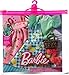 Barbie Fashions 2-Pack Clothing Set, 2 Outfits for Barbie Doll Include 2 Picnic-Themed Dresses & 2 Accessories Including Basket