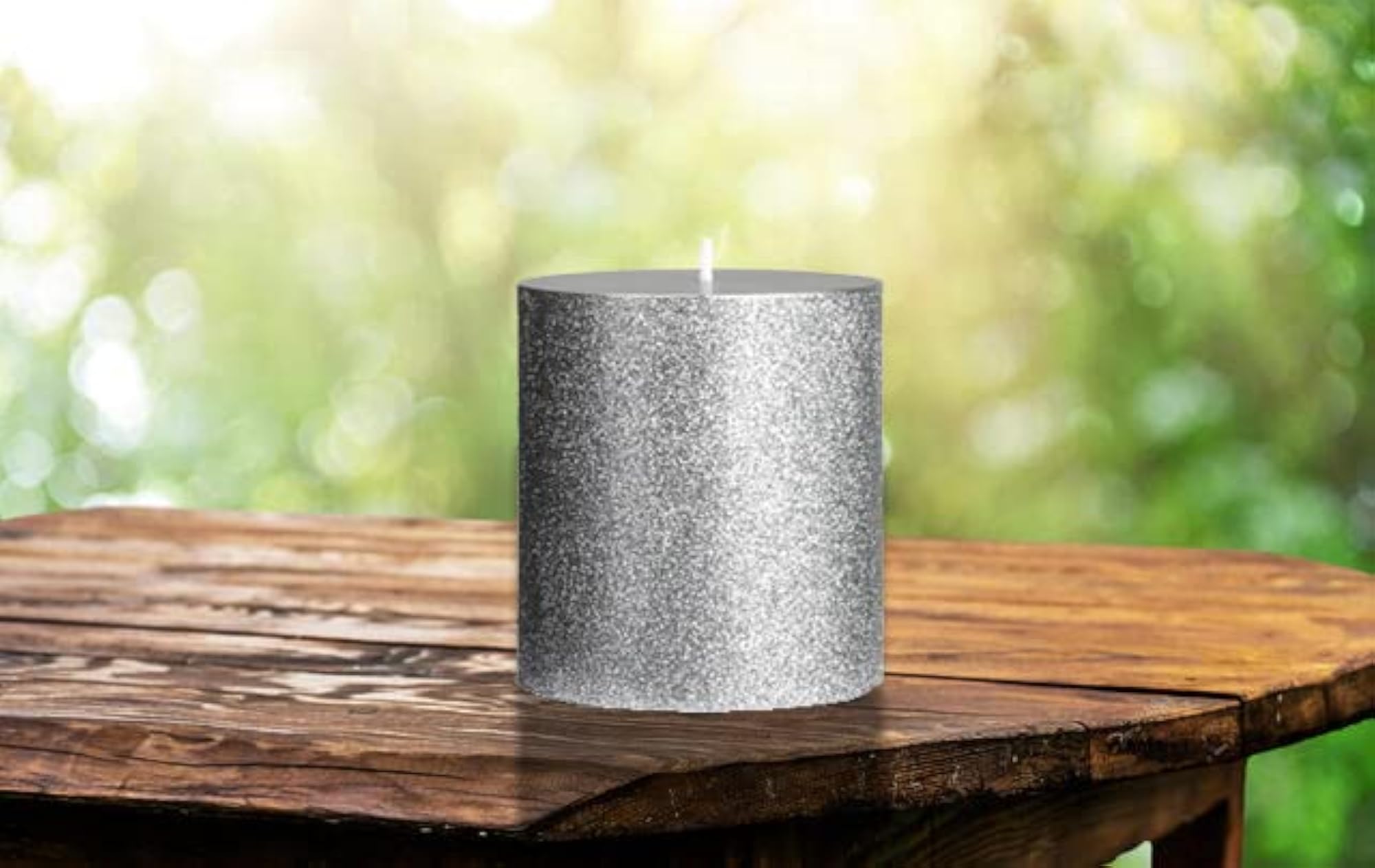 Paraffin Wax Smokeless Silver Votive Candle