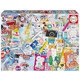 Educa - Puzzle de 1000 Piezas para Adultos | Collage de Viajes | Medidas: 68 x 48 cm | A Partir de 14 años (20560)