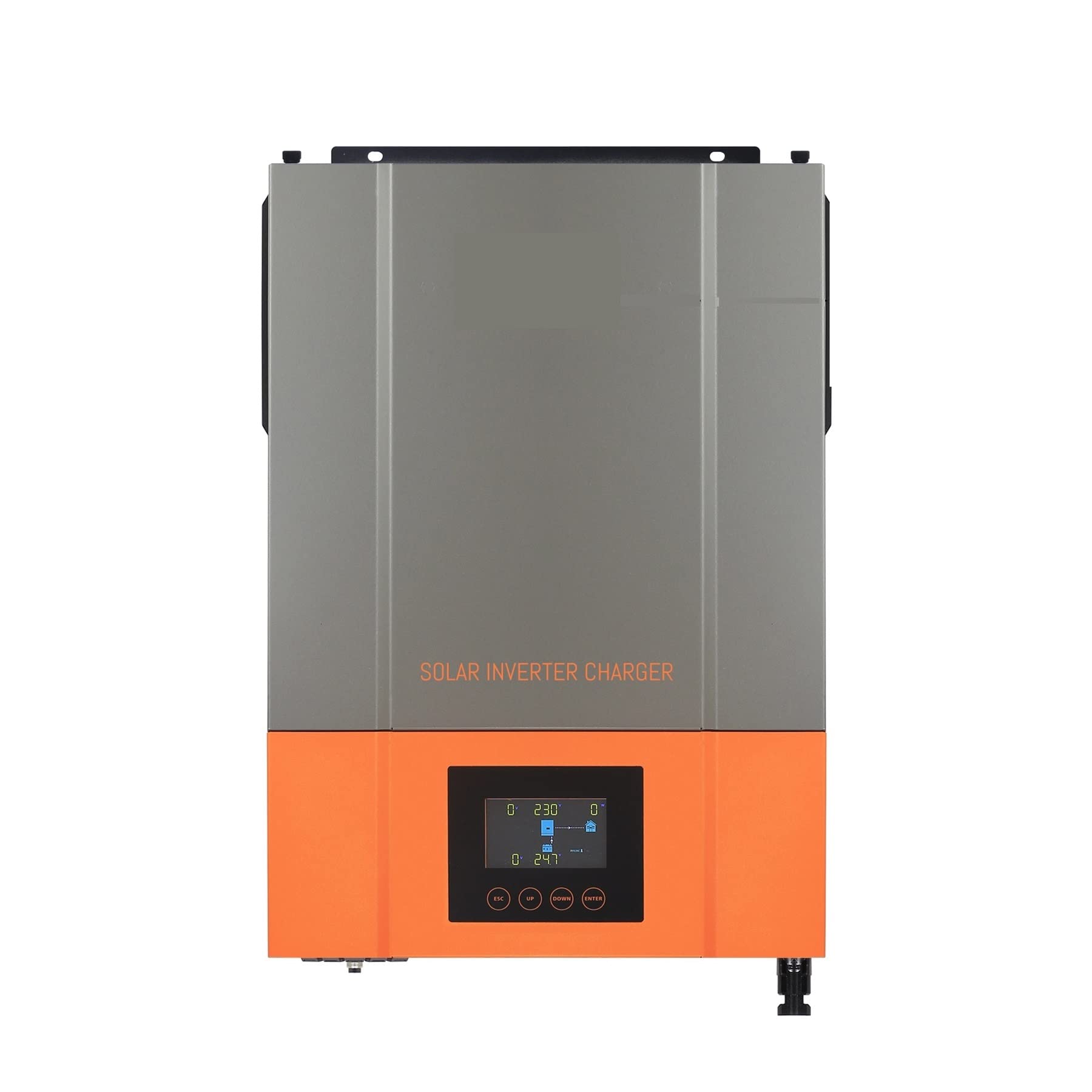 6.2KW Hybrid Solar Inverter Pure Sine Wave Inversor 48V 230VAC PV Input Max 500vdc MPPT 120A Solar Controller Support Li(6.2KW with WiFi)