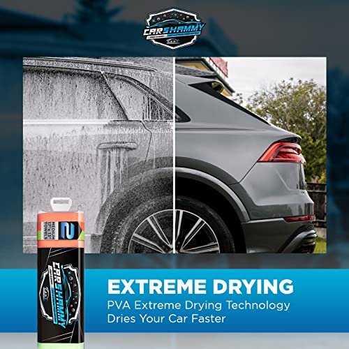 Carx Car Shammy Towel 27" X 17", Super Absorbent And Scratch-Free Car Drying Towel - Chamois Cloth For Car #TOP1