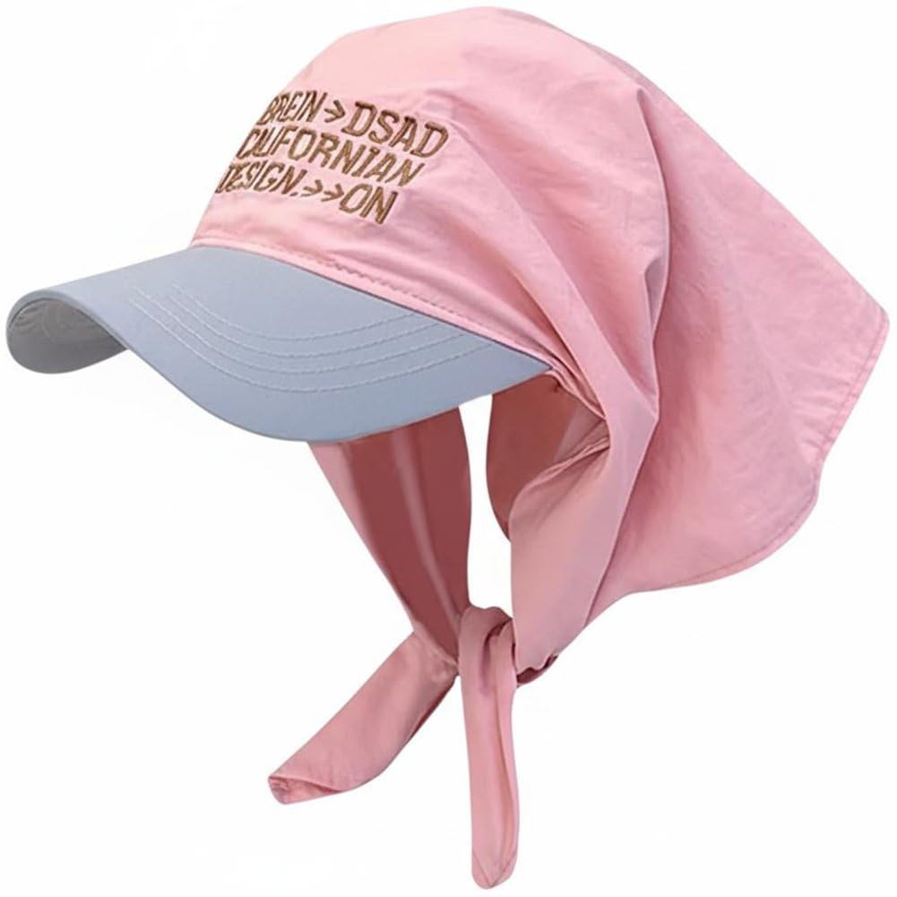 Fituenly Hair Bandanas Y2k Head Scarf with Brim Visor Baseball Cap Quick Drying Headwraps for Women