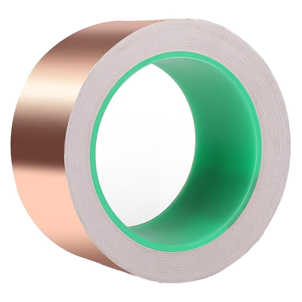 Oewwthy Copper Tape, Copper Foil Tape (2Inchx72.2ft), Copper Tape Conductive Adhesive, Copper Foil Tape For Stained Glass Guitar