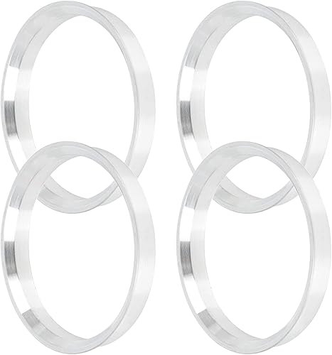 SaferCCTV - Anillos centrados para eje de rueda (73,1 a 2.524 in, diámetro exterior 2.878 in, identificación de 2.524 in, accesorios de coche,