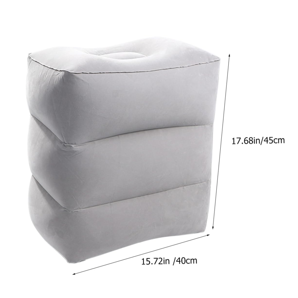 BCOATH Flatable Foot Rest Pillow Portable Foot Rest Leg Support Pillow Bolster Pillow for Bed Travel Foot Rest for Airplane